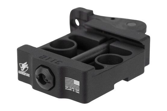 Black anodized Atlas / ARMS 17 ARCA-Swiss Drop Free QD Mount